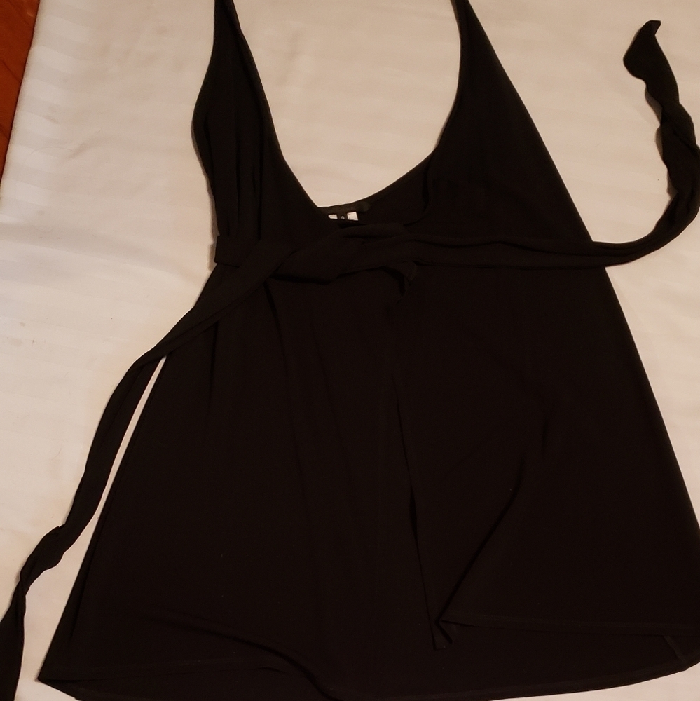 Halter Vintage Marilyn Monroe Wrap Dress - Picture 5 of 5